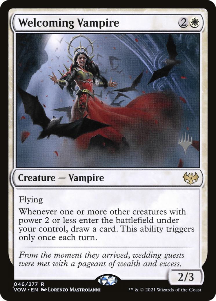 Welcoming Vampire (Promo Pack) [The Brothers' War Promos] | North Valley Games
