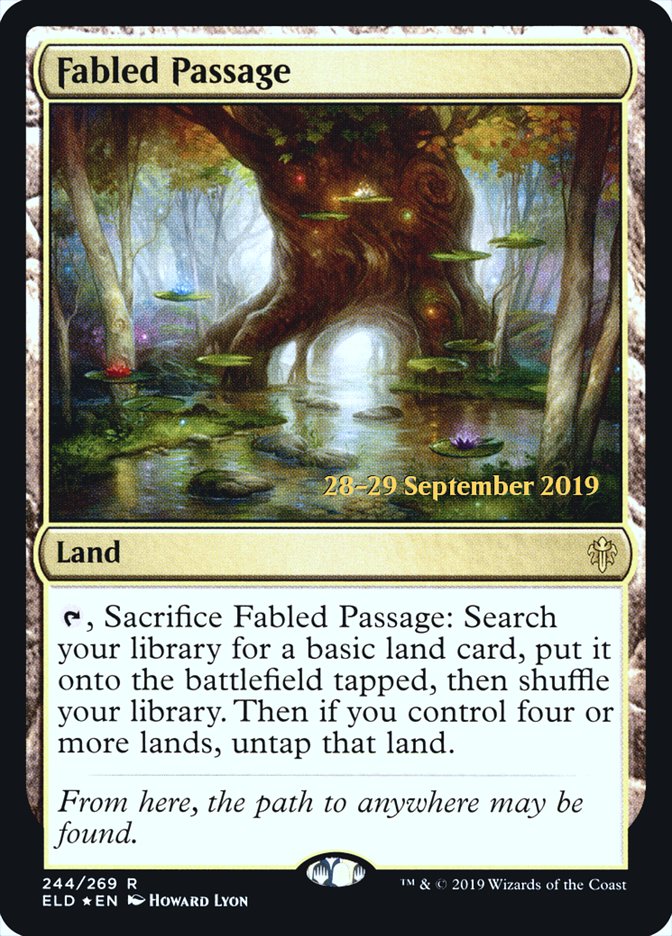 Fabled Passage [Throne of Eldraine Prerelease Promos] | North Valley Games