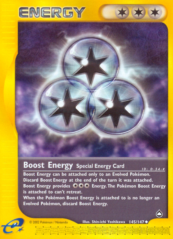 Boost Energy (145/147) [Aquapolis] | North Valley Games
