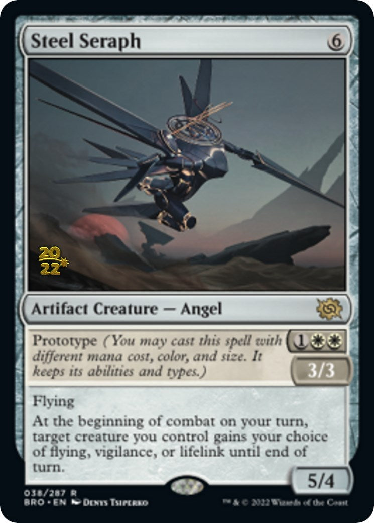 Steel Seraph [The Brothers' War Prerelease Promos] | North Valley Games
