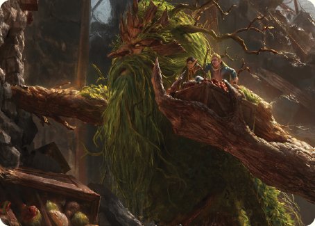 Treebeard, Gracious Host Art Card [The Lord of the Rings: Tales of Middle-earth Art Series] | North Valley Games