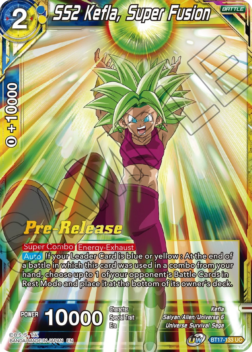 SS2 Kefla, Super Fusion (BT17-133) [Ultimate Squad Prerelease Promos] | North Valley Games