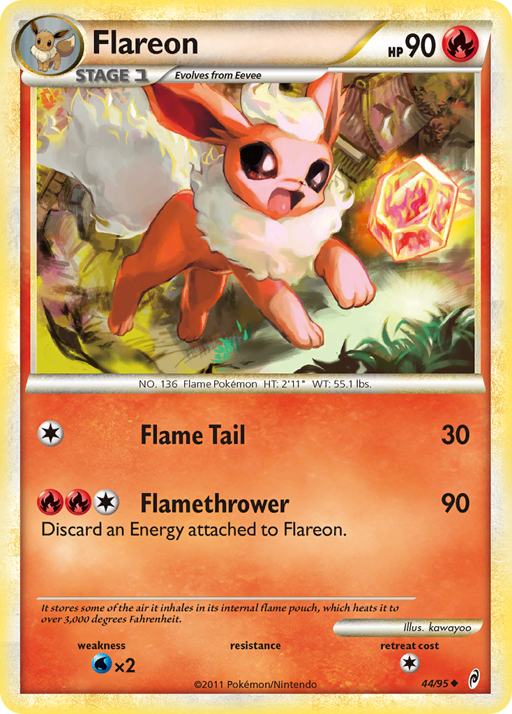 Flareon (44/95) [HeartGold & SoulSilver: Call of Legends] | North Valley Games