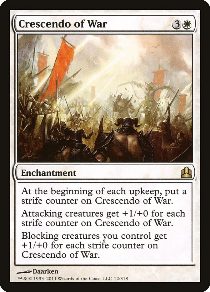 Crescendo of War [Commander 2011] | North Valley Games