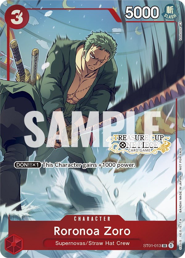 Roronoa Zoro (Treasure Cup) [One Piece Promotion Cards] | North Valley Games