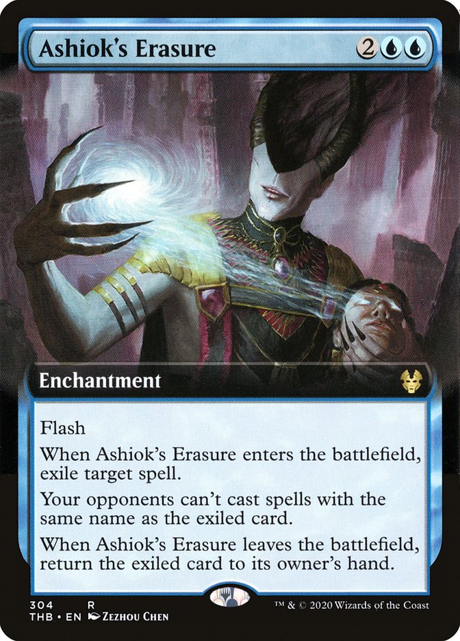 Ashiok's Erasure (Extended Art) [Theros Beyond Death] | North Valley Games