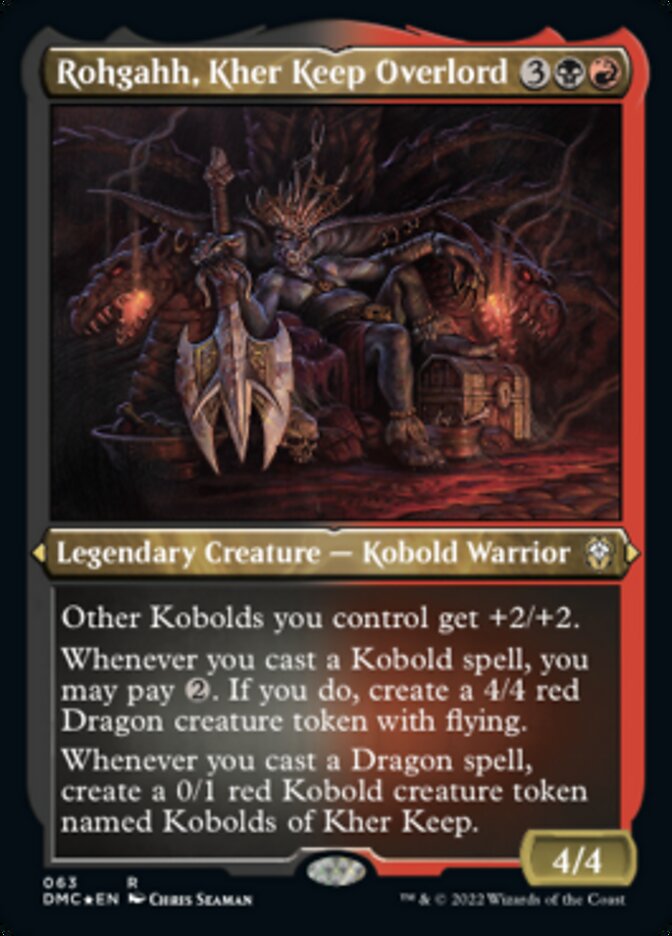 Rohgahh, Kher Keep Overlord (Foil Etched) [Dominaria United Commander] | North Valley Games