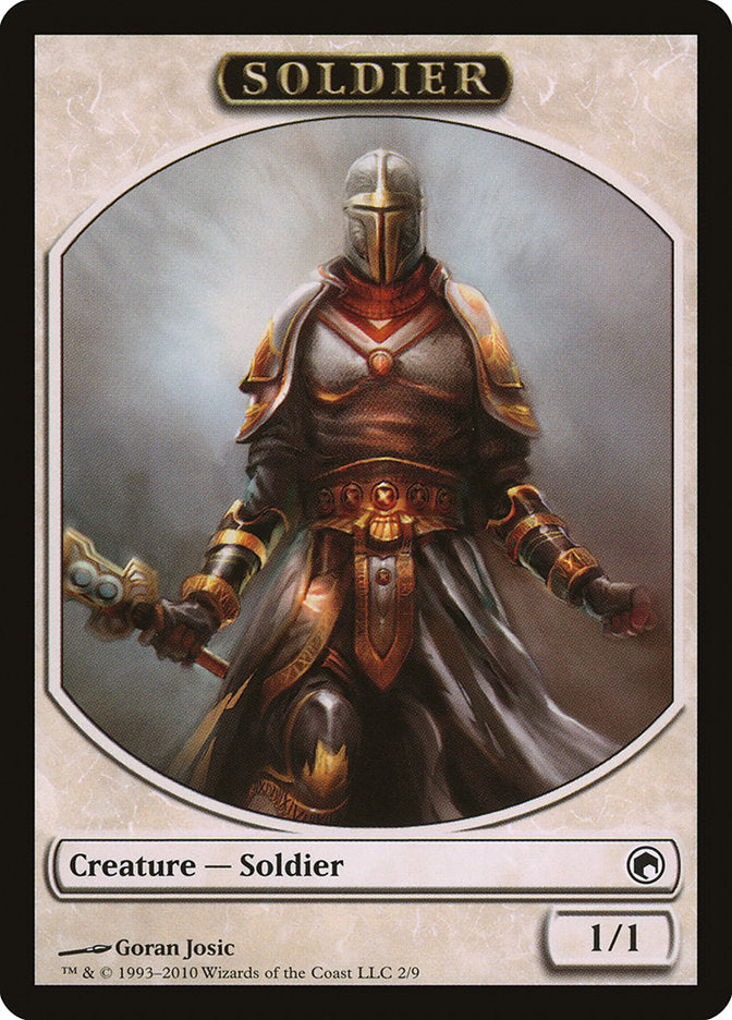 Soldier Token [Scars of Mirrodin Tokens] | North Valley Games