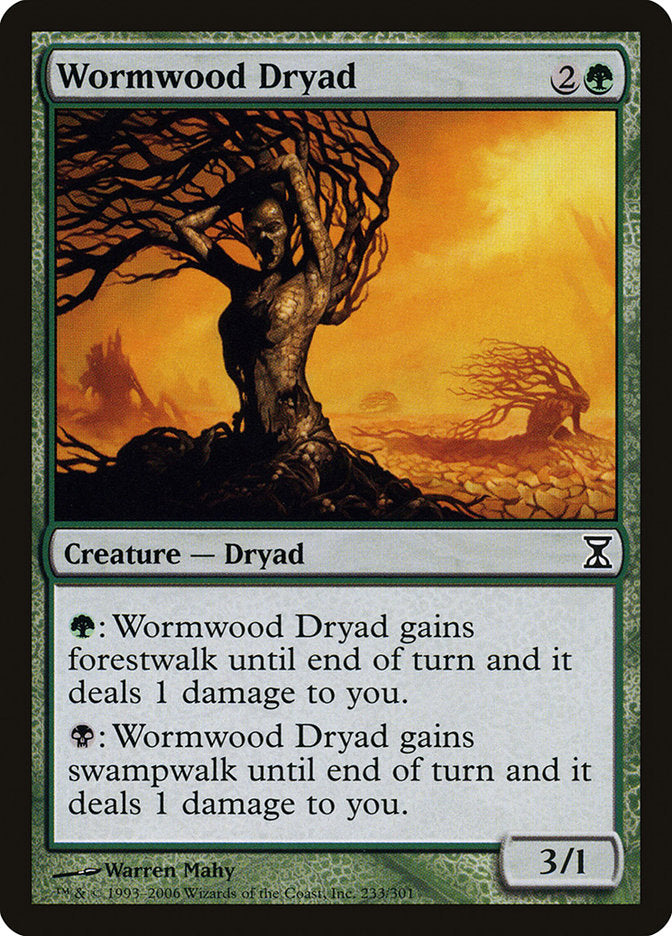 Wormwood Dryad [Time Spiral] | North Valley Games