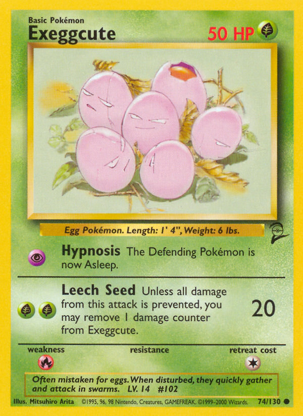 Exeggcute (74/130) [Base Set 2] | North Valley Games