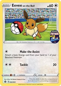 Eevee on the Ball (002/005) [Miscellaneous Cards] | North Valley Games