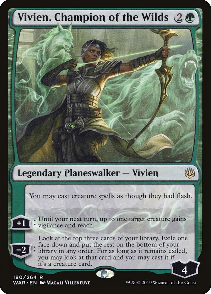 Vivien, Champion of the Wilds [War of the Spark] | North Valley Games