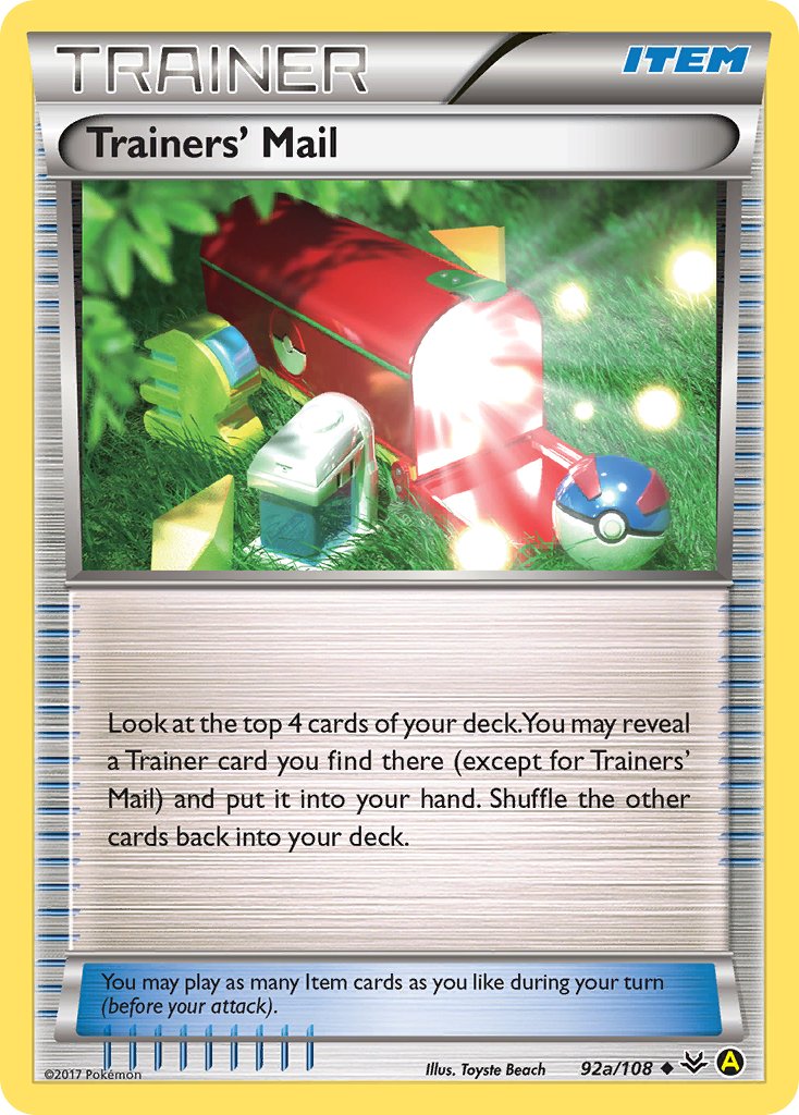 Trainers Mail (92a/108) [Alternate Art Promos] | North Valley Games