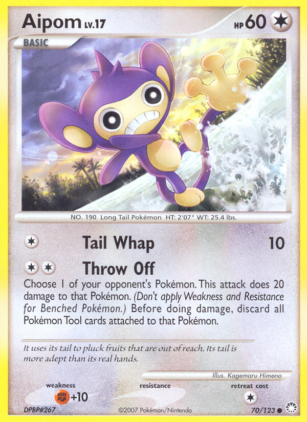 Aipom (70/123) [Diamond & Pearl: Mysterious Treasures] | North Valley Games