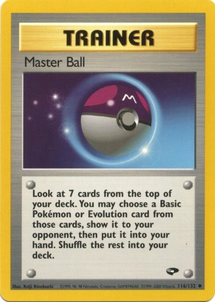Master Ball (116/132) [Gym Challenge Unlimited] | North Valley Games