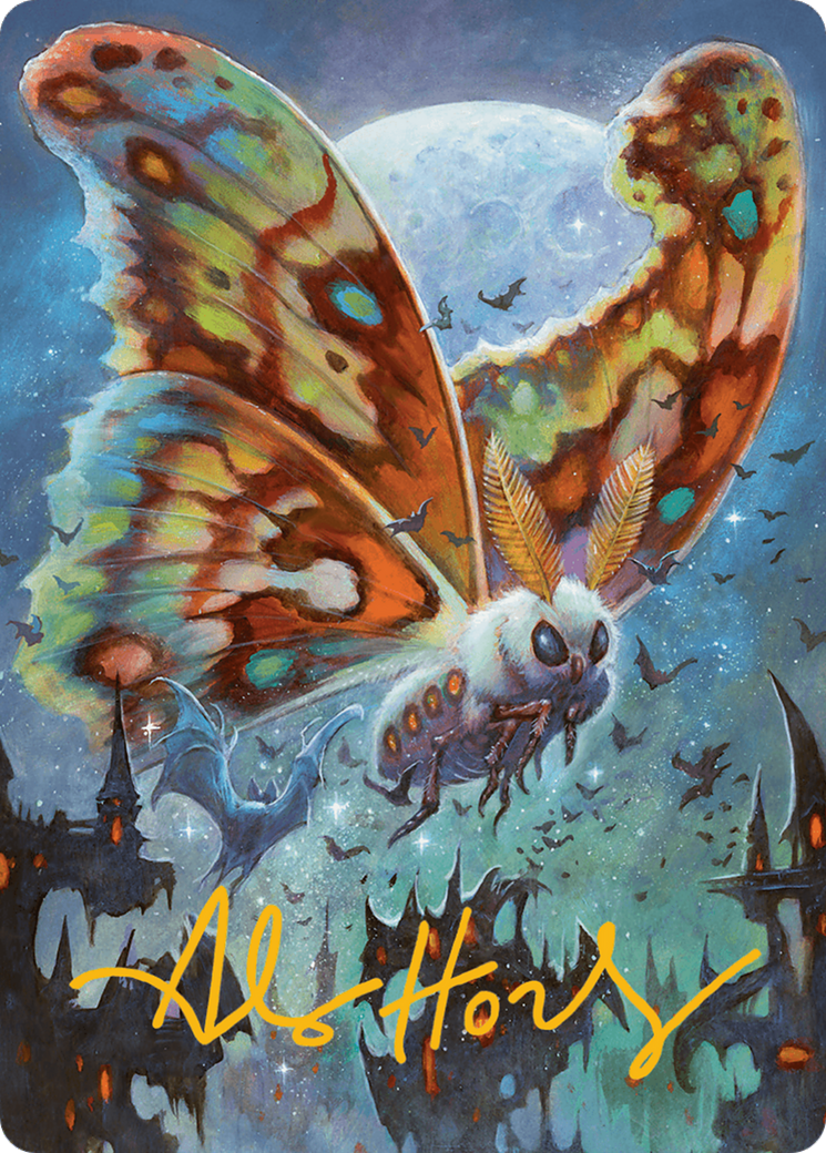 Luminous Broodmoth Art Card (Gold-Stamped Signature) [Bloomburrow Art Series] | North Valley Games