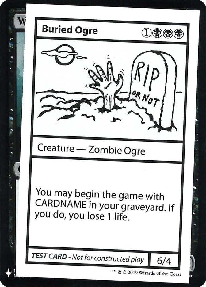 Buried Ogre [Mystery Booster Playtest Cards] | North Valley Games