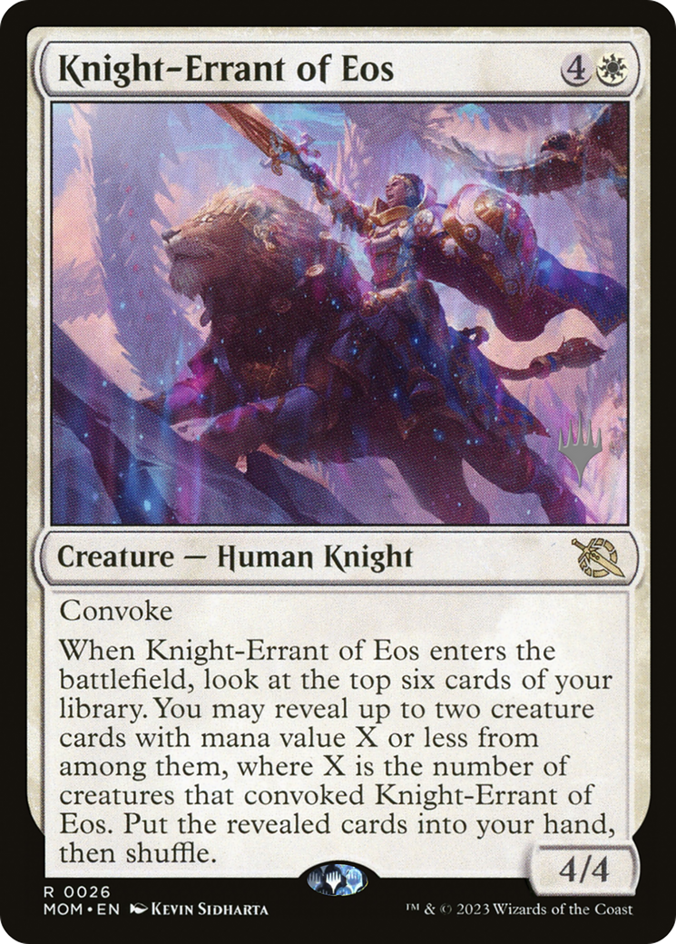 Knight-Errant of Eos (Promo Pack) [March of the Machine Promos] | North Valley Games