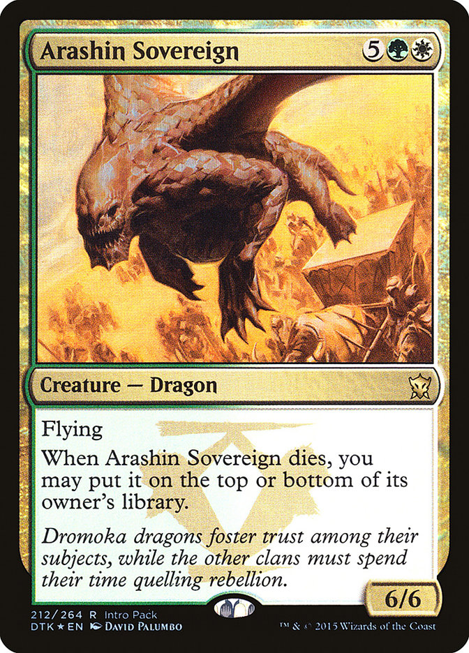 Arashin Sovereign (Intro Pack) [Dragons of Tarkir Promos] | North Valley Games