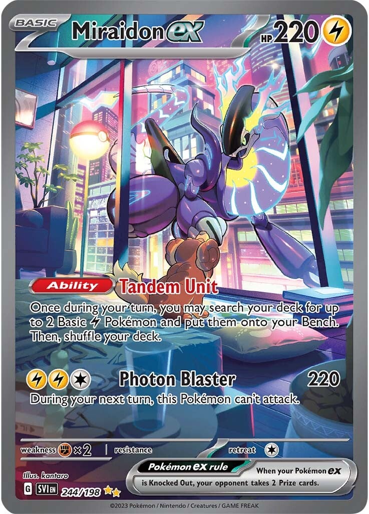 Miraidon ex (244/198) [Scarlet & Violet: Base Set] | North Valley Games