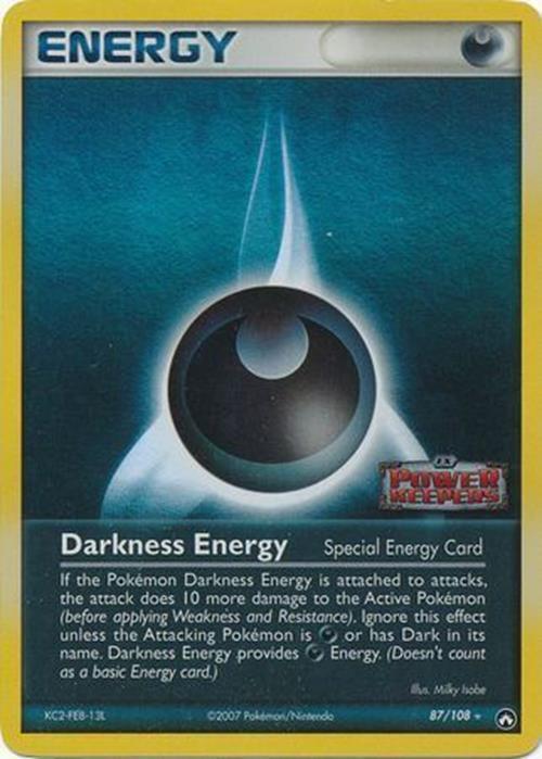 Darkness Energy (87/108) (Stamped) [EX: Power Keepers] | North Valley Games