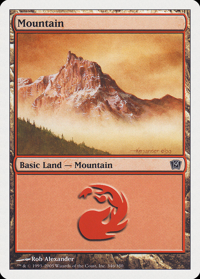 Mountain (346) [Ninth Edition] | North Valley Games