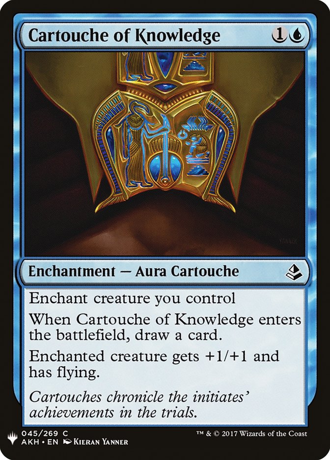 Cartouche of Knowledge [Mystery Booster] | North Valley Games