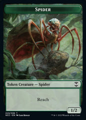 Treefolk // Spider Double-Sided Token [Streets of New Capenna Commander Tokens] | North Valley Games