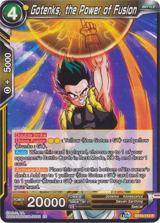 Gotenks, the Power of Fusion (BT10-112) [Rise of the Unison Warrior 2nd Edition] | North Valley Games