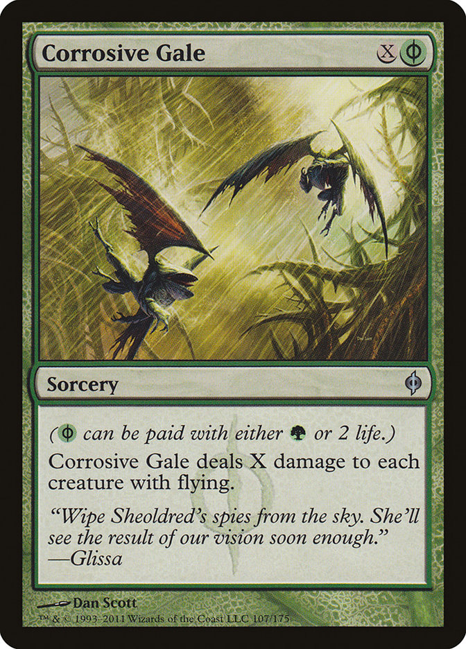 Corrosive Gale [New Phyrexia] | North Valley Games