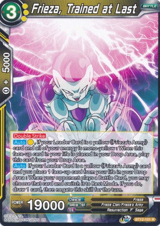 Frieza, Trained at Last (BT12-101) [Vicious Rejuvenation] | North Valley Games