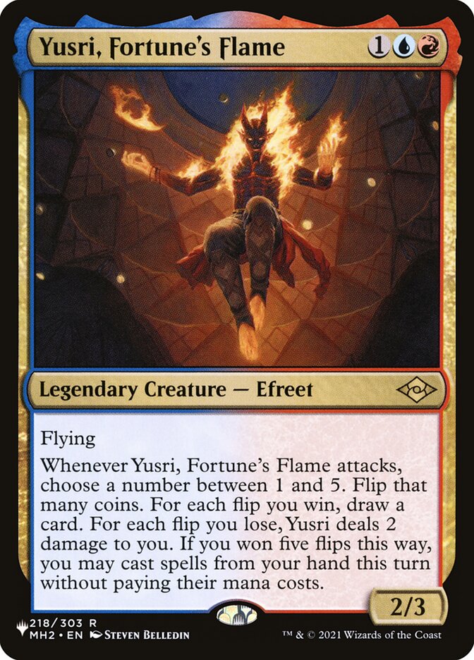 Yusri, Fortune's Flame [Secret Lair: Heads I Win, Tails You Lose] | North Valley Games