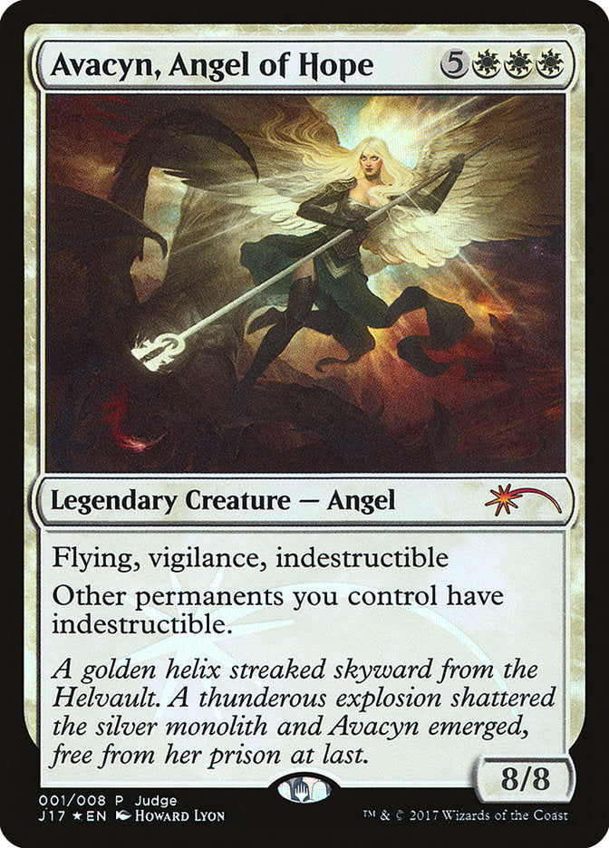 Avacyn, Angel of Hope [Judge Gift Cards 2017] | North Valley Games