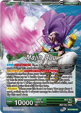 Majin Buu // Majin Buu, Unadulterated Might (BT14-062) [Cross Spirits] | North Valley Games
