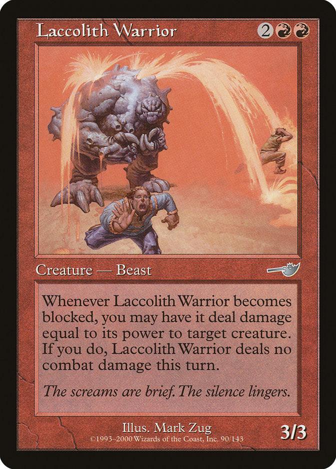 Laccolith Warrior [Nemesis] | North Valley Games