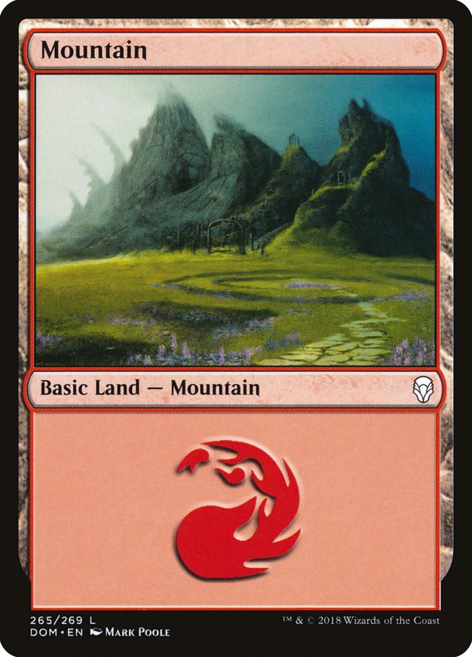 Mountain (265) [Dominaria] | North Valley Games