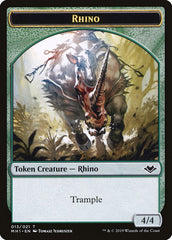 Shapeshifter (001) // Rhino (013) Double-Sided Token [Modern Horizons Tokens] | North Valley Games