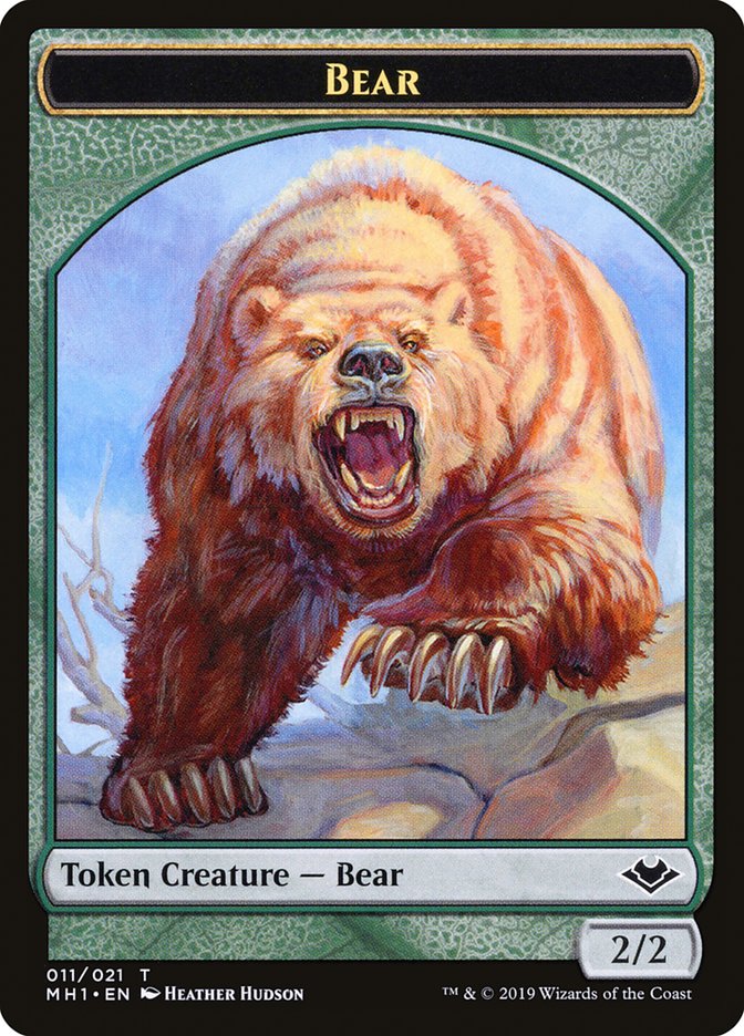 Bear Token [Modern Horizons Tokens] | North Valley Games