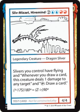 Sliv-Mizzet, Hivemind (2021 Edition) [Mystery Booster Playtest Cards] | North Valley Games