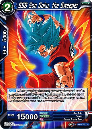 SSB Son Goku, the Sweeper (BT7-027) [Assault of the Saiyans] | North Valley Games
