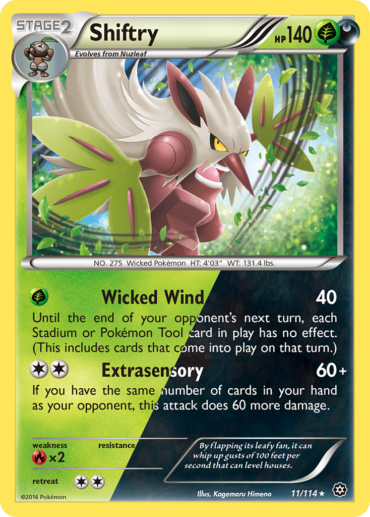 Shiftry (11/114) [XY: Steam Siege] | North Valley Games