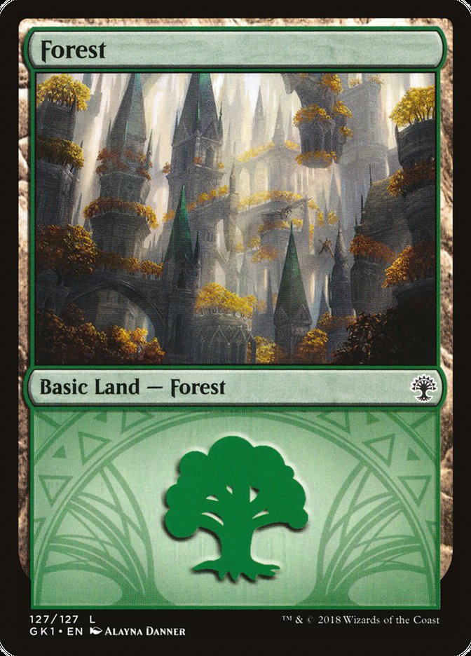 Forest (127) [Guilds of Ravnica Guild Kit] | North Valley Games