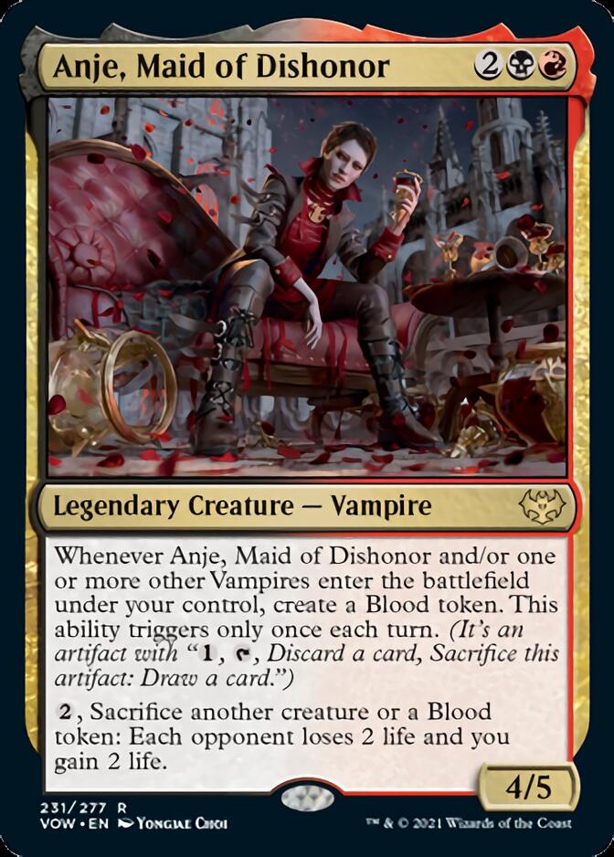 Anje, Maid of Dishonor [Innistrad: Crimson Vow] | North Valley Games