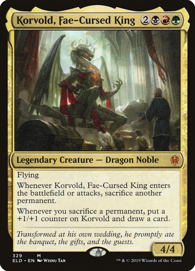 Korvold, Fae-Cursed King [Throne of Eldraine] | North Valley Games