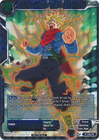 Trunks, Hope of the Saiyans (Series 7 Super Dash Pack) (P-135) [Promotion Cards] | North Valley Games