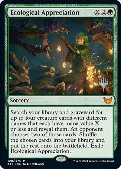Ecological Appreciation (Promo Pack) [Strixhaven: School of Mages Promos] | North Valley Games