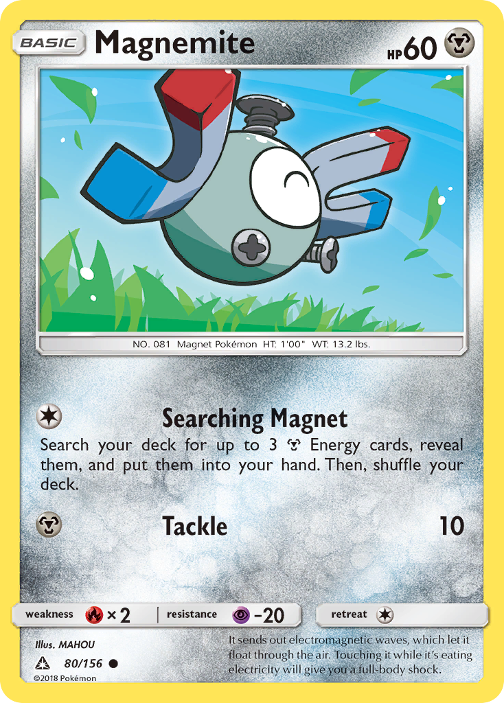 Magnemite (80/156) [Sun & Moon: Ultra Prism] | North Valley Games