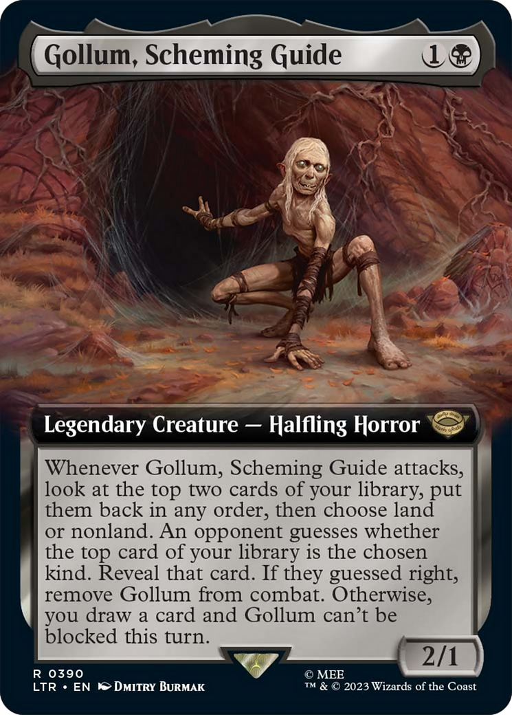 Gollum, Scheming Guide (Extended Art) [The Lord of the Rings: Tales of Middle-Earth] | North Valley Games