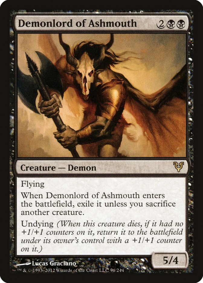 Demonlord of Ashmouth [Avacyn Restored] | North Valley Games