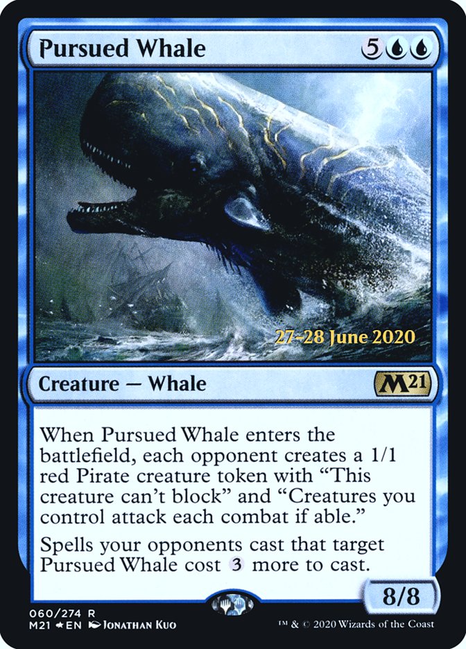 Pursued Whale [Core Set 2021 Prerelease Promos] | North Valley Games